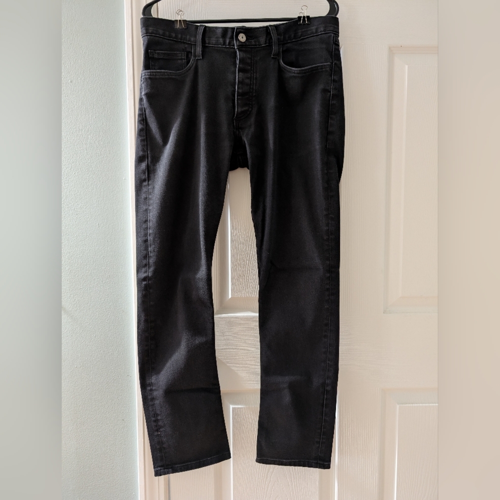 Gustin Men's Black Stretch Jeans 34x29